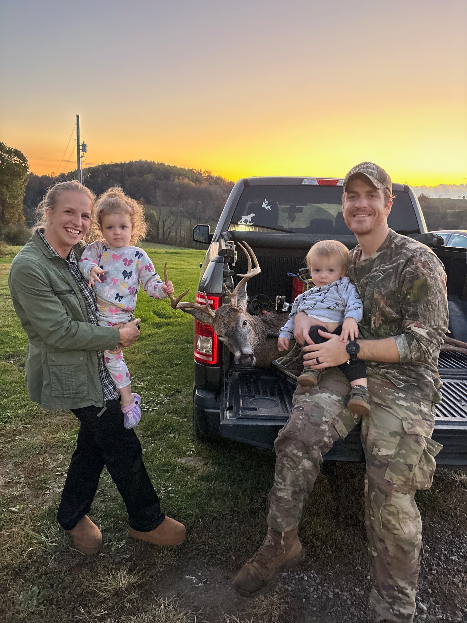 Adam Henderson and family